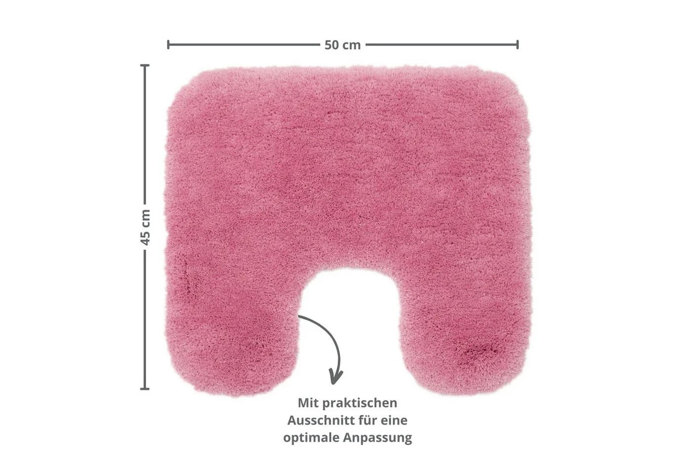 liebling Badematte Superior Rosa Polyester rutschhemmend - Bild 3
