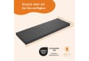 sleepling Bankauflage 2er Set Dunkelgrau mit Schlaufen Bild 1
