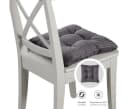 sleepling Sitzkissen Cord-Optik Dunkelgrau 38x38 cm Bild 1