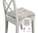 sleepling Sitzkissen Cord-Optik Beige 38x38 cm Bild 1