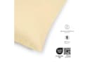 liebling Kissenhülle Interlock Jersey Beige Mercerisierte Baumwolle Bild 1