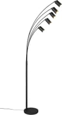 lightling Stehlampe Julie Schwarz Minimalistisch mit Schalter Bild 2