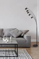 lightling Stehlampe Julie Schwarz Minimalistisch mit Schalter Bild 4