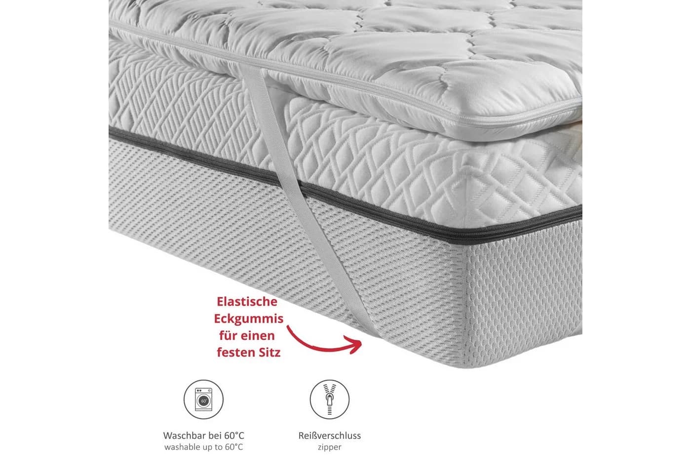 sleepling Visco Topper 6 cm Viscoschaum Memory-Effekt - Bild 3