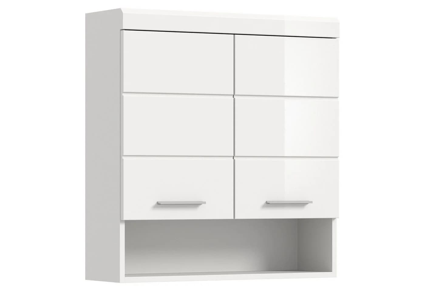 furnling Hängeschrank Scott 2 Türen Weiß Hochglanz - Bild 2