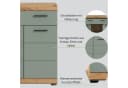 furnling Unterschrank Scott 1 Schublade 2 Türen Salbei Eiche Bild 4