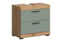 furnling Waschbeckenunterschrank Scott 2 Schubladen Salbei Eiche Bild 2
