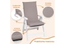 sleepling Hochlehnerauflage Taupe 2er-Set Polyester Bild 1
