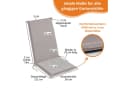 sleepling Hochlehnerauflage Taupe 2er-Set Polyester Bild 4