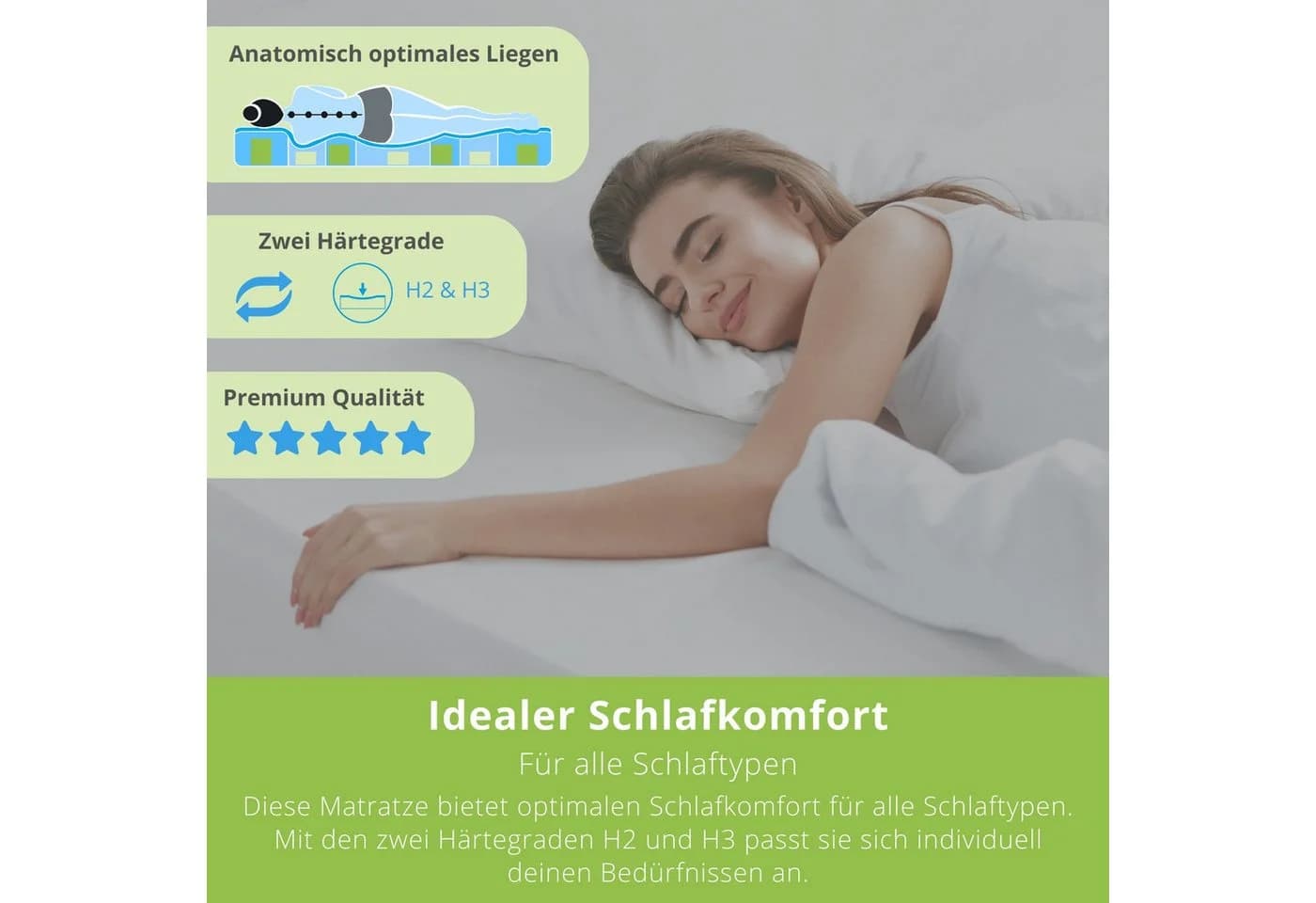 Bodyprotect Kaltschaummatratze Balance Duo 7 Liegezonen Wendematratze - Bild 5