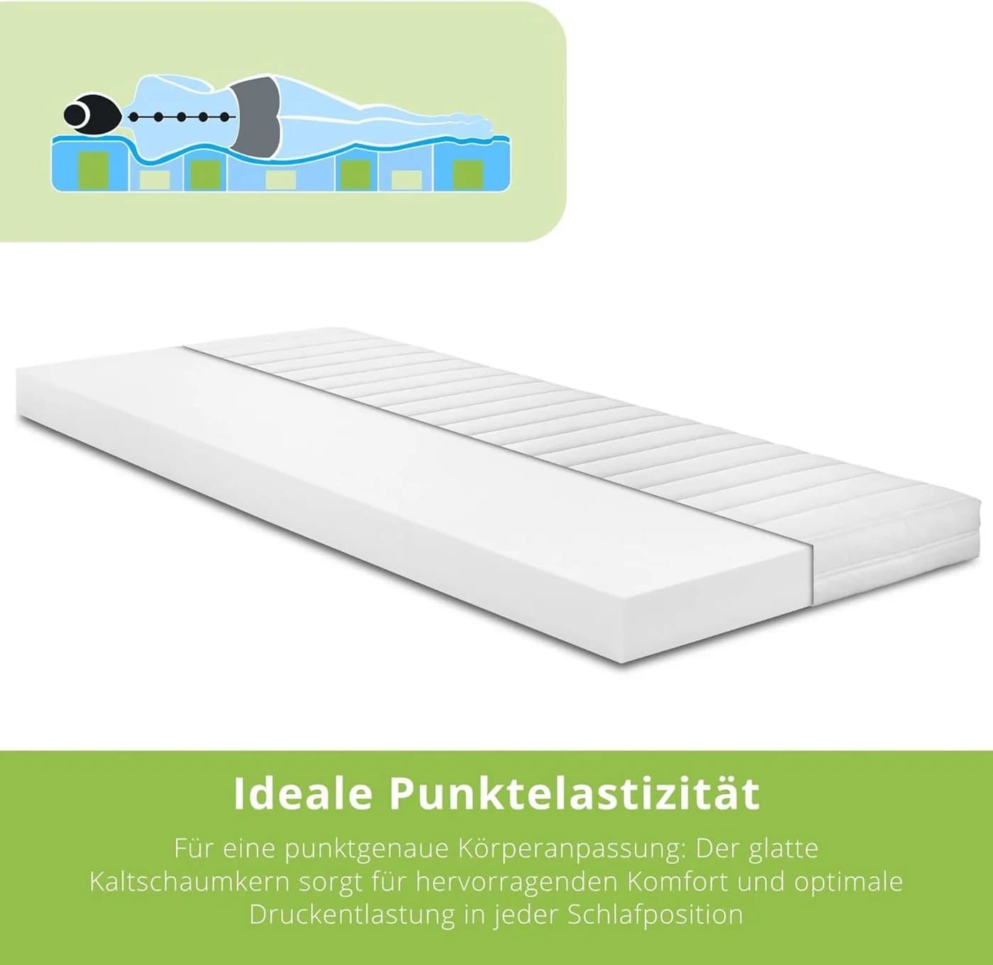 Bodyprotect Kaltschaummatratze Comfort Line KS Punktelastisch - Bild 3