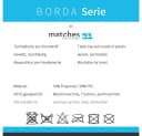 matches21 HOME & HOBBY Platzset BORDA 4er Hellgrün PVC abwaschbar Bild 1