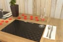 matches21 HOME & HOBBY Platzset Tischset MODERN grau 4er Set Bild 1