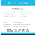 matches21 HOME & HOBBY Platzset Tischset MODERN grau 4er Set Bild 3