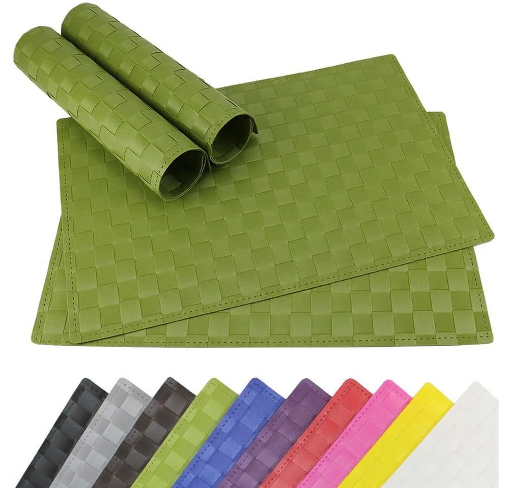 matches21 HOME & HOBBY Platzset Tischset MODERN grau 4er Set - Bild 4