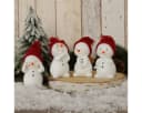 matches21 Schneemann Figuren 4er Set 11cm Bild 1