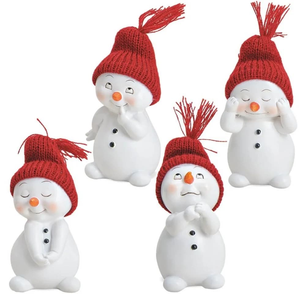 matches21 Schneemann Figuren 4er Set 11cm - Bild 2