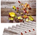 matches21 HOME & HOBBY Platzset 8er Set Abwaschbar Herbstlaub Bunt Bild 2