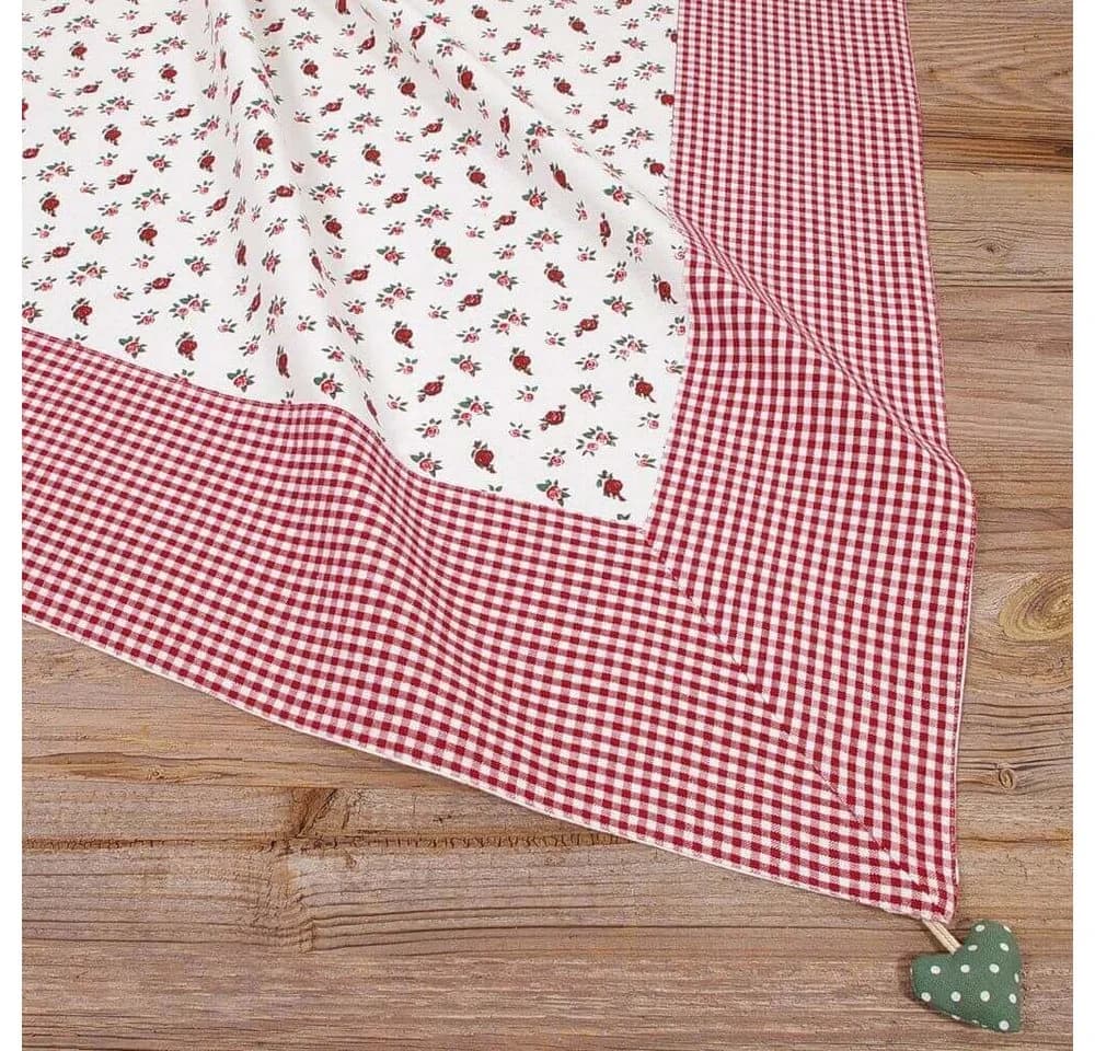 Elegante Karierte Tischdecke im Landhausstil - Bild 2