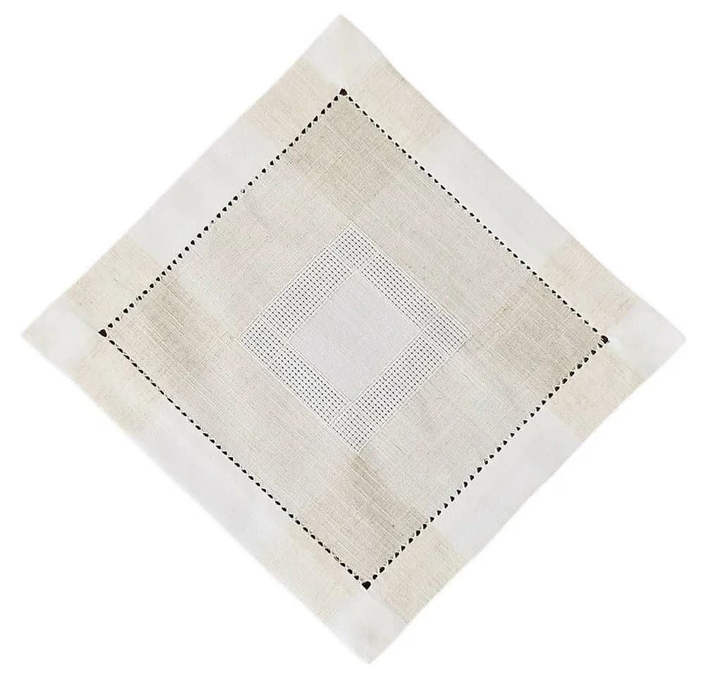 matches21 Tischdeckchen ALMA Beige Leinenoptik 35x35 cm - Bild 2