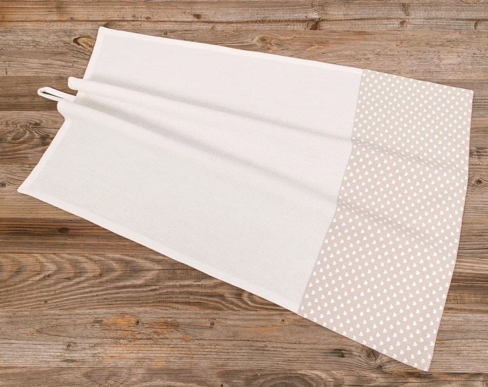 matches21 HOME & HOBBY Geschirrtuch Landhausstil Waffelpiquee Herzchen - Bild 2