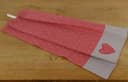 matches21 HOME & HOBBY Geschirrtuch Landhaus Karo Rot-Weiß Grau Herz Applikation Bild 2