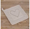 matches21 HOME & HOBBY Topflappen Landhaus Premium 20x20 cm Beige Bild 2
