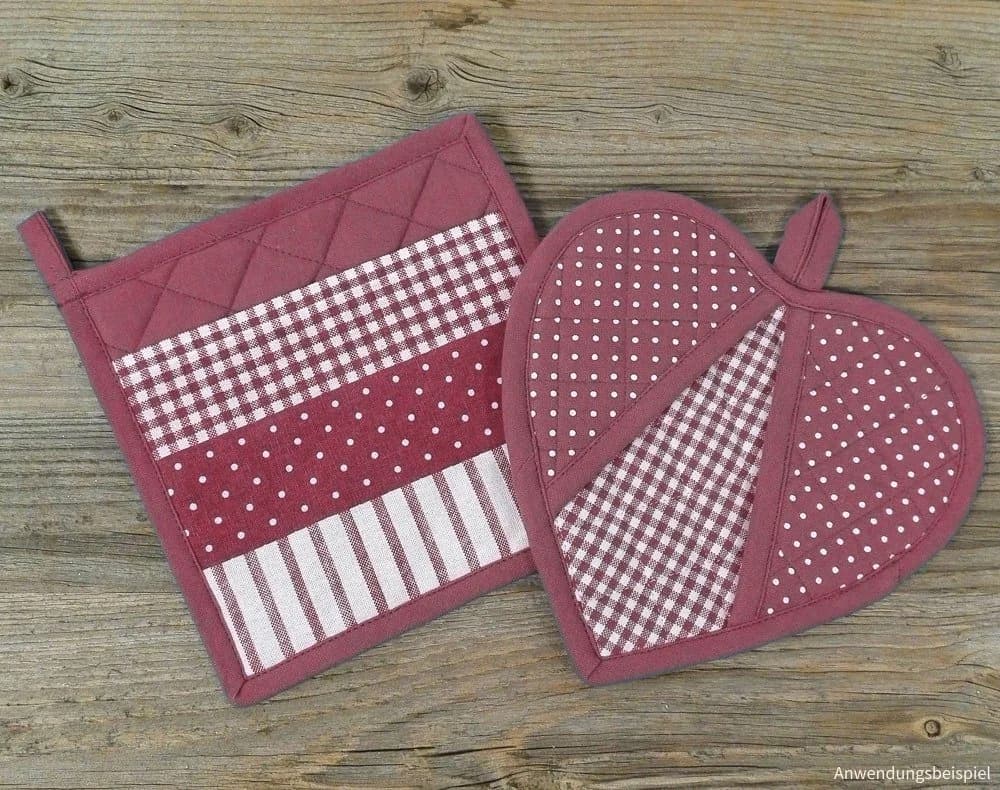 matches21 HOME & HOBBY Topflappen Landhaus Premium Mustermix