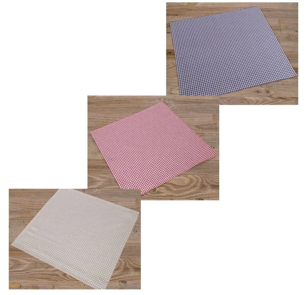matches21 HOME & HOBBY Serviette Rot Kariert 45x45 cm - Bild 5