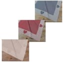 matches21 HOME & HOBBY Tischdecke LINA Landhaus Herz Blau 100% Baumwolle Bild 5