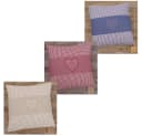 matches21 HOME & HOBBY Kissenbezug 40x40 cm Herz beige weiß Baumwolle Bild 5