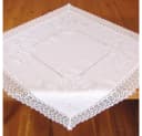 matches21 HOME & HOBBY Tischdecke CORA Weiß Polyester Spitze & Stickerei Bild 2
