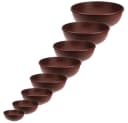 matches21 HOME & HOBBY Pflanzschale Braun Kunststoff 25 cm Bild 3