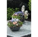 matches21 HOME & HOBBY Blumentopf Pflanzschale 28 cm Dunkelgrau Bild 1