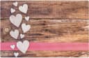 matches21 HOME & HOBBY Platzset Abwaschbare Tischsets 6er Set Landhaus-Stil Herzen Bild 1