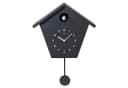 Cuco Clock Kuckucksuhr Modern Schwarz/Weiß mit Lichtsensor Bild 2