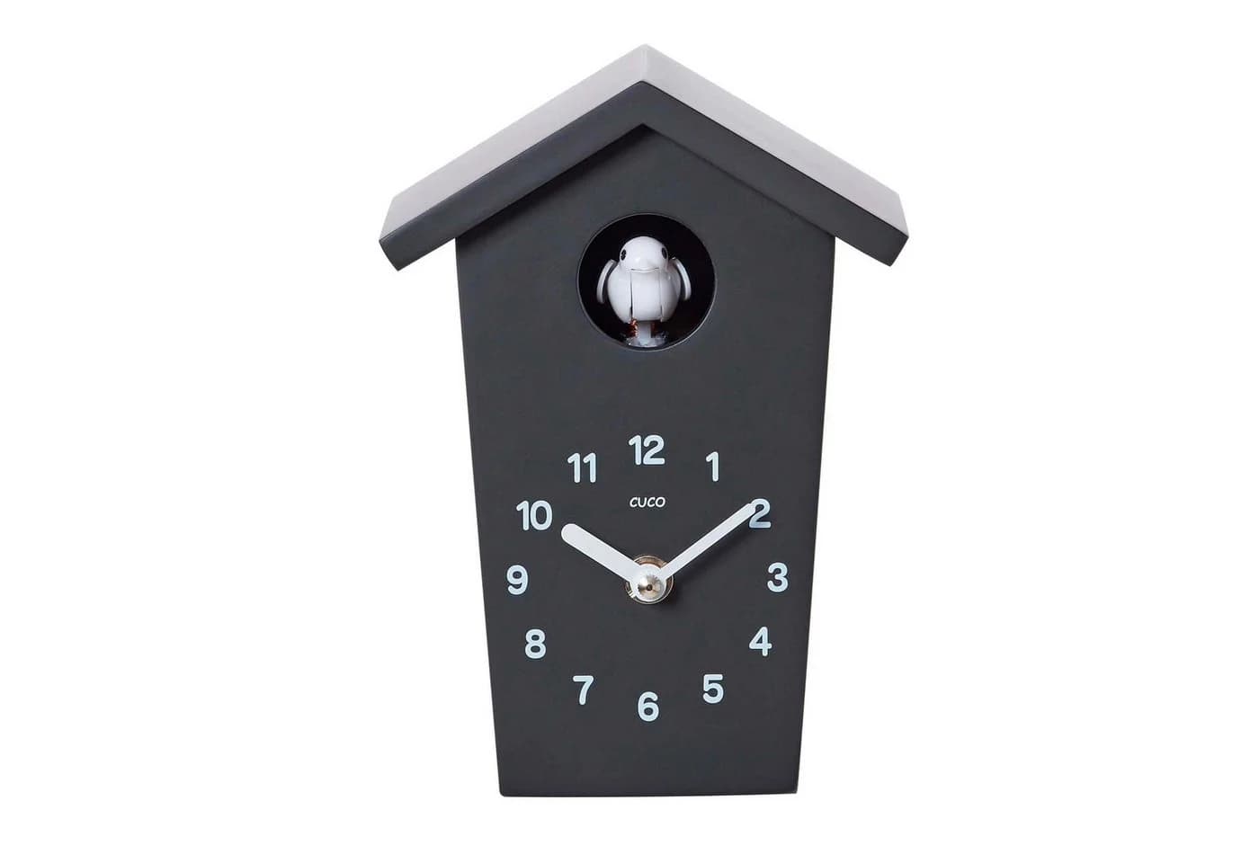 Cuco Clock Mini Kuckucksuhr HOCHHAUS Schwarz Modern - Bild 2