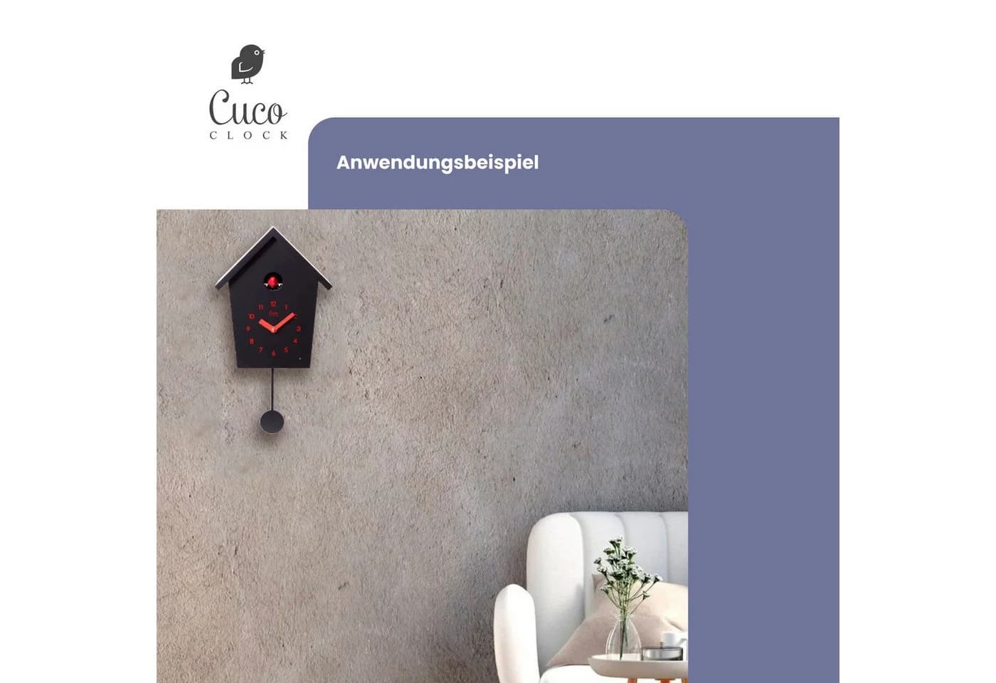 Cuco Clock Kuckucksuhr REIHENHAUS mit Vogelgezwitscher - Bild 5