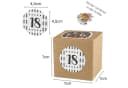 Fomax DIY-Adventskalender 24 Kartons zum Selberbasteln Braun Bild 1