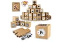 Fomax DIY-Adventskalender 24 Kartons zum Selberbasteln Braun Bild 2