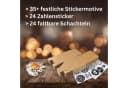 Fomax DIY-Adventskalender 24 Kartons zum Selberbasteln Braun Bild 4