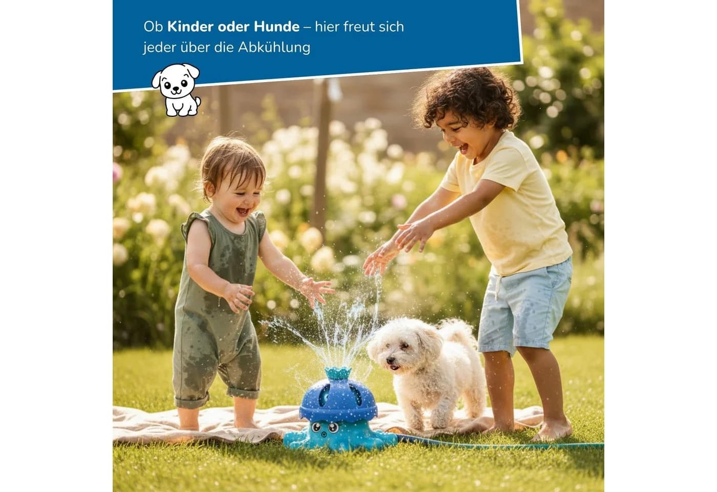 alldoro Wassersprinkler Oktopus Blau - Bild 5