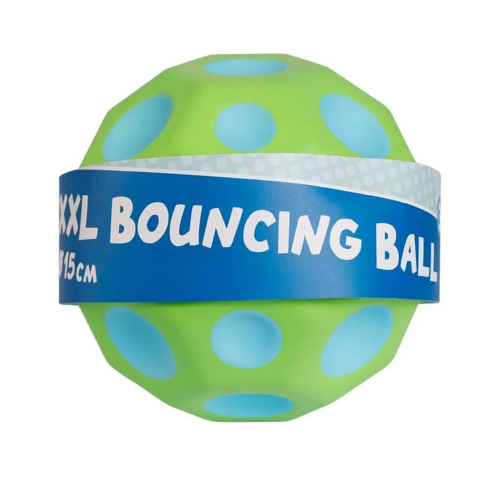 alldoro XXL Bouncing Ball 15 cm mit Pop-Sound und hoher Sprungkraft, Flummi-Ball mit Kratern - Bild 5