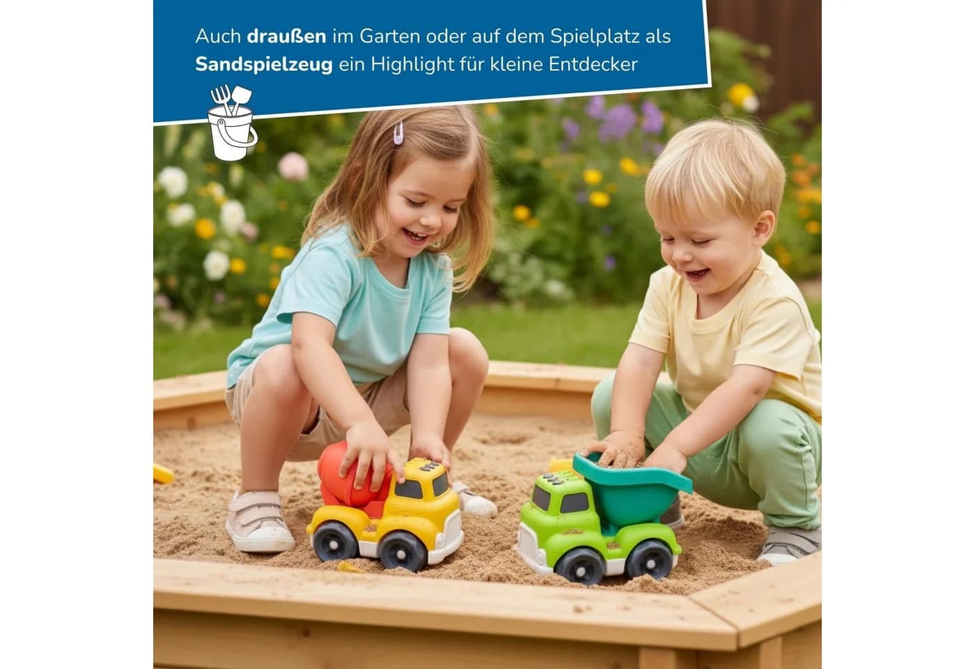 alldoro Spielzeug-LKW Kipplaster Grün-Türkis mit beweglicher Mulde - Bild 4