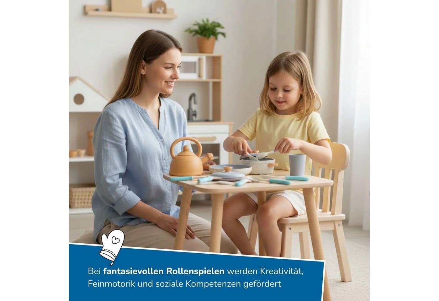 alldoro Spiel-Kochgeschirr 14-teilig Bunt Kinderküchen-Zubehör - Bild 3