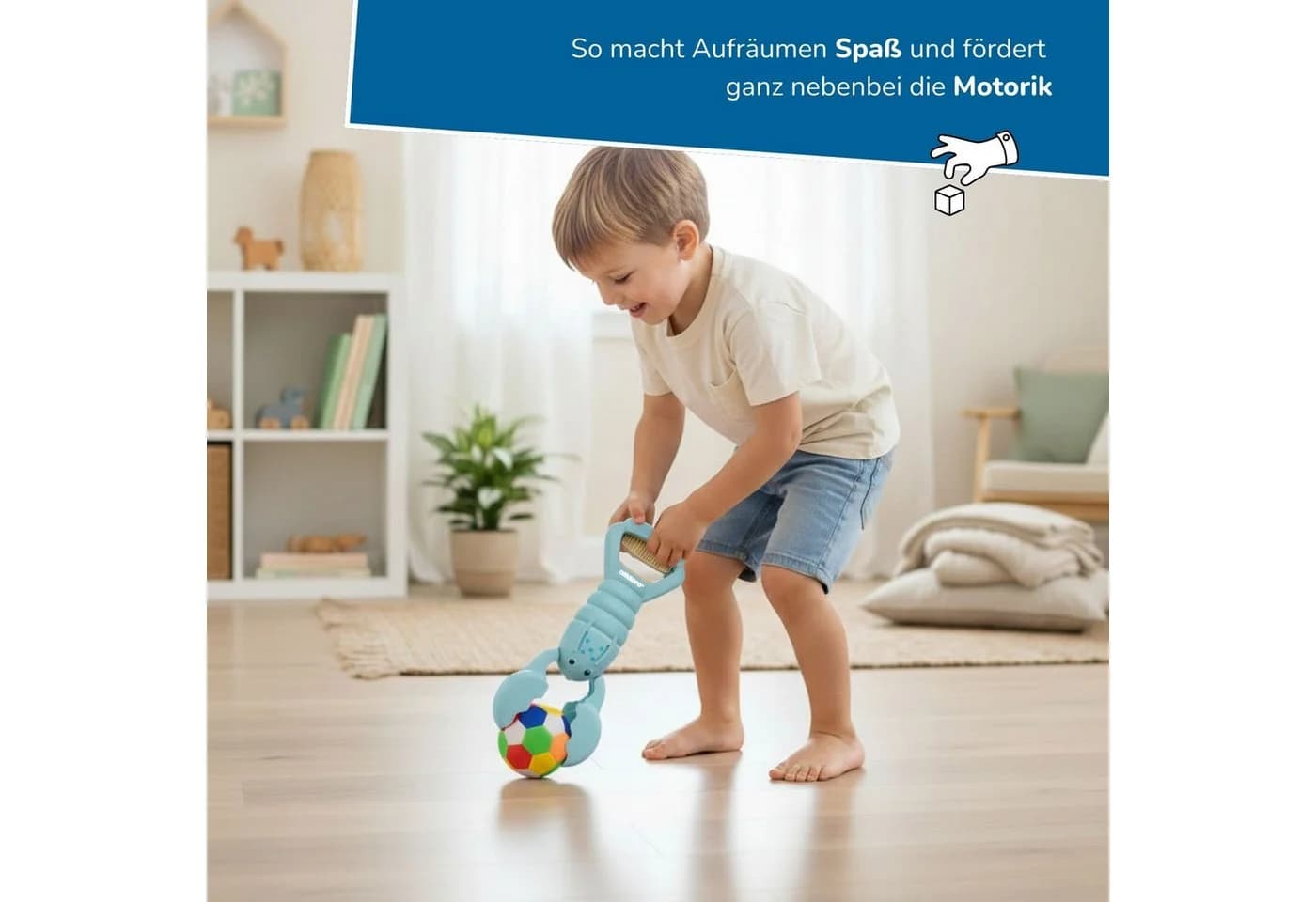 alldoro Sandgreifer Hummer hellblau - Sandspielzeug für Kinder ab 3 Jahren - Bild 4