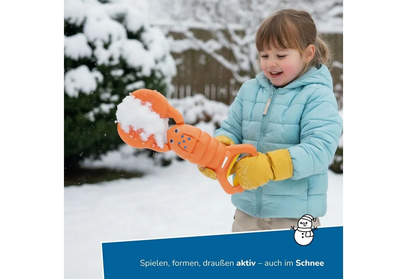 alldoro Sandgreifer Hummer Orange - Sandspielzeug für Kinder ab 3 Jahren - Bild 5