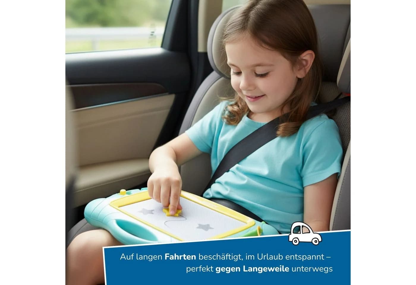 alldoro Zaubertafel magnetisch für Kinder schwarz-weiß mit Stift - Bild 5