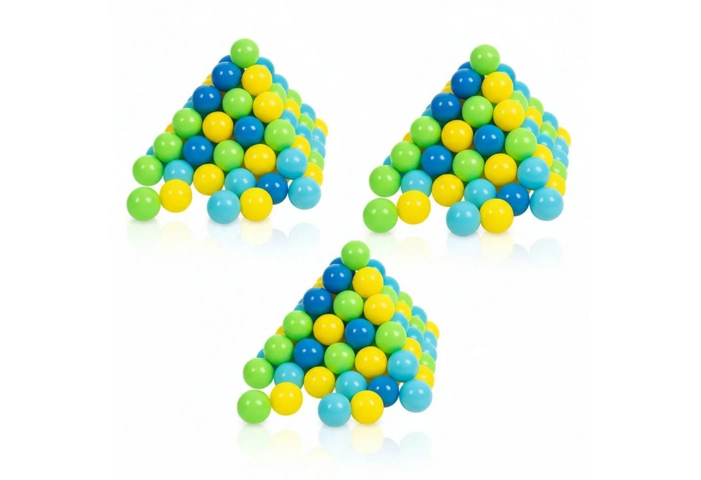 alldoro Bällebad-Bälle 300 bunte Bälle Ø 6 cm mit Tragetasche für Bällebad, Spielzelt & Pool - Bild 2