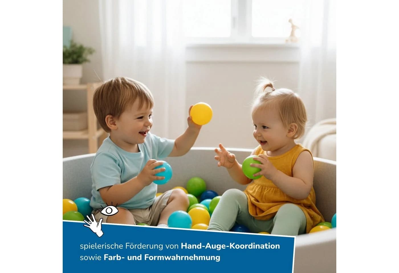 alldoro Bällebad-Bälle 300 bunte Bälle Ø 6 cm mit Tragetasche für Bällebad, Spielzelt & Pool - Bild 3